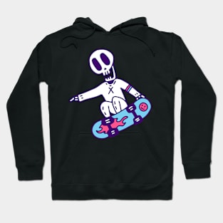 skateboarding skeleton Hoodie